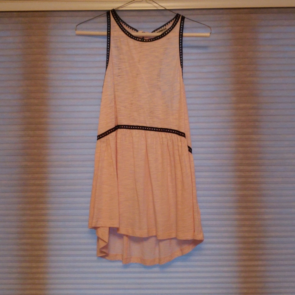 Express pink tank top size s